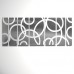 "SALE" Silver Modern Contemporary Abstract Metal Wall Art Painting Panels Decor   151965187048